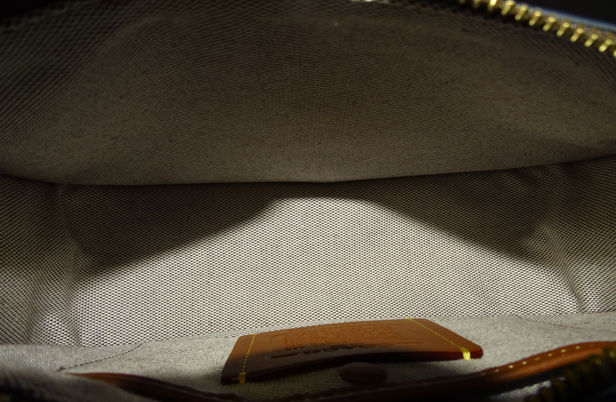 Coach Waverly Bag Brown Leather GHW