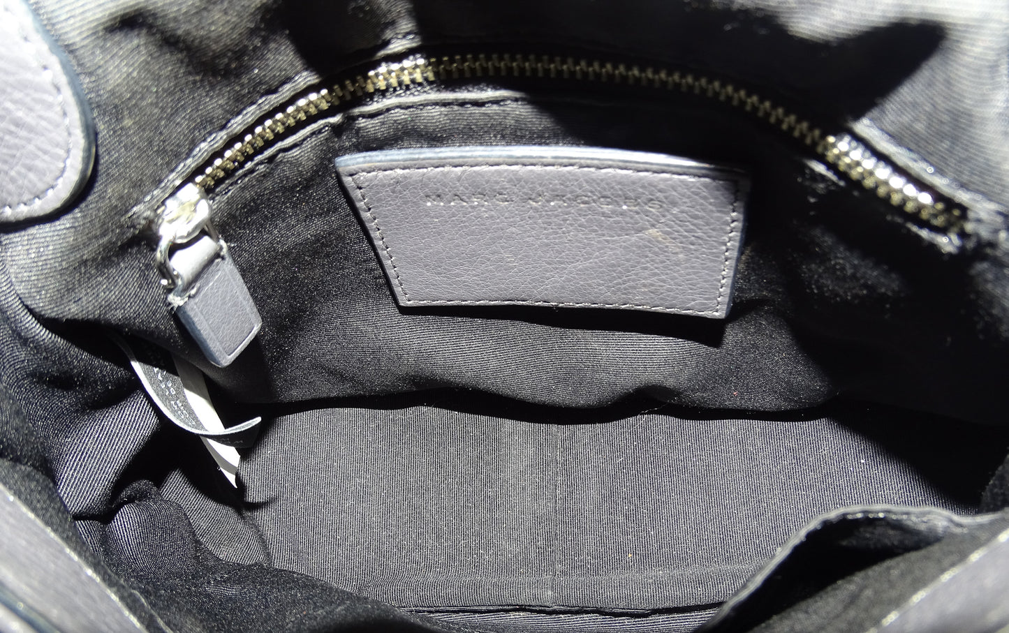 Marc Jacobs Small Dark Grey Recruit Crossbody