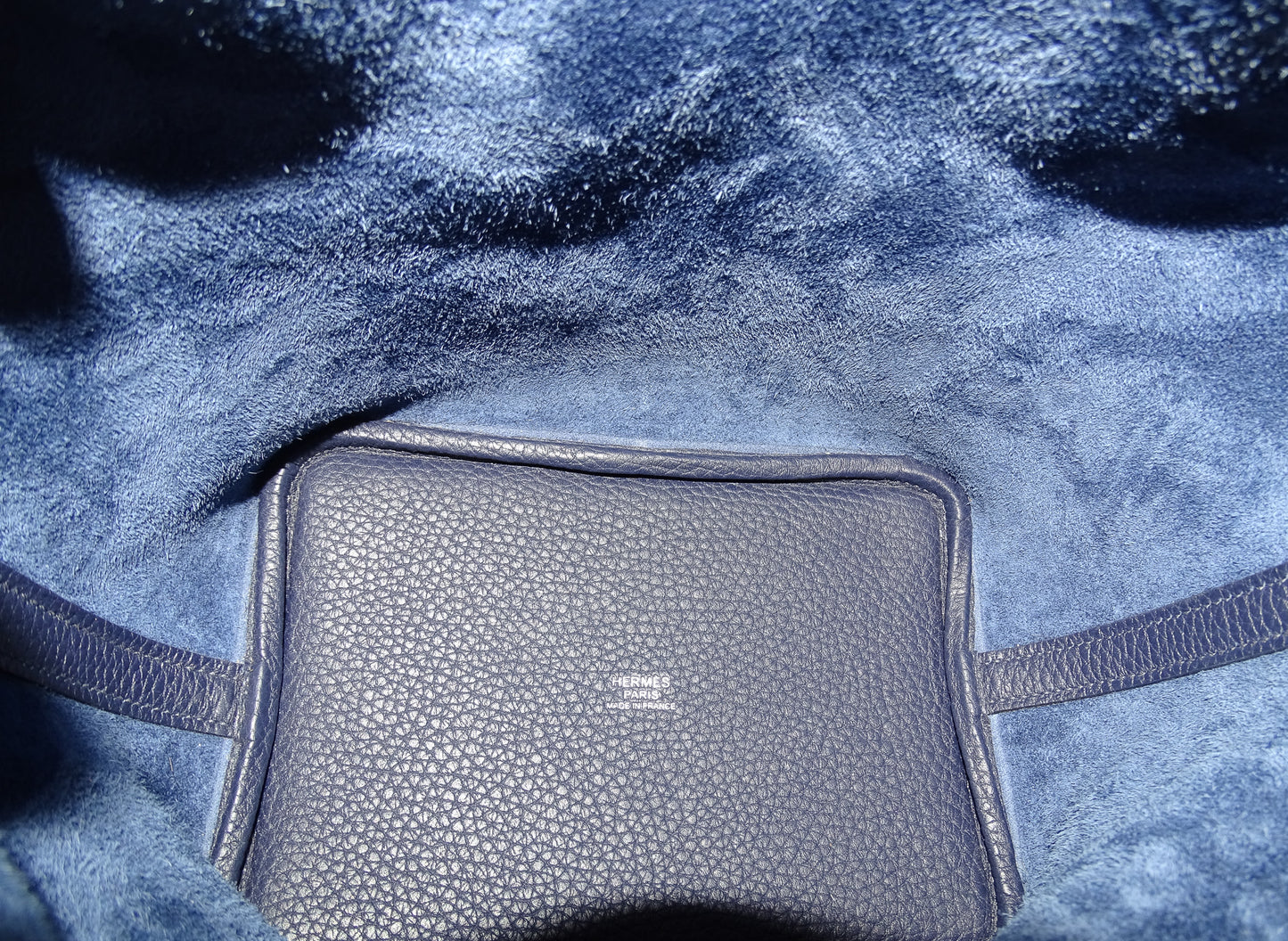 Hermes Picotin 18 Bleu Nuit and Bleu De Prusse Clemence 2021