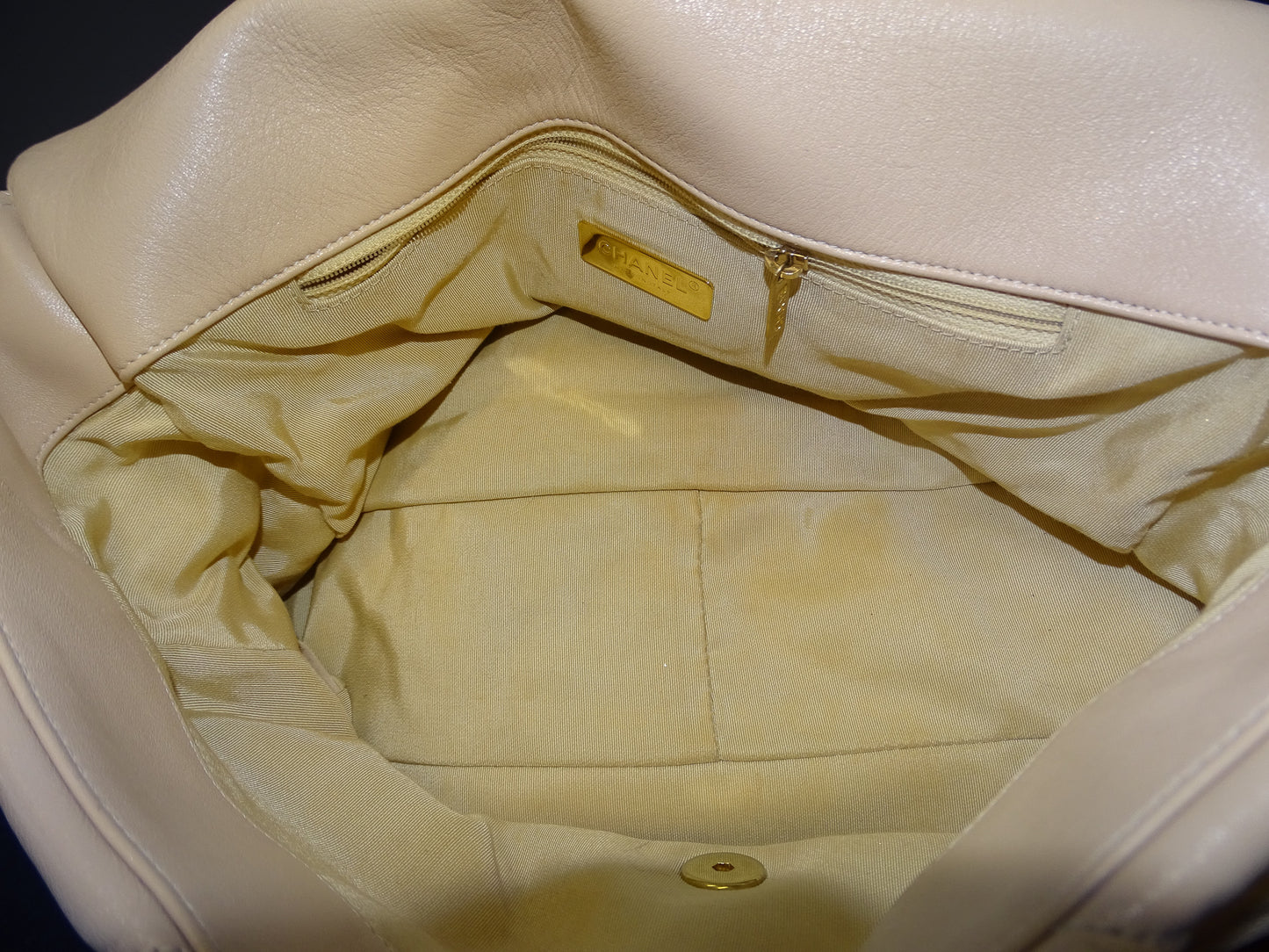 Sac Chanel 19 Maxi Beige 2019