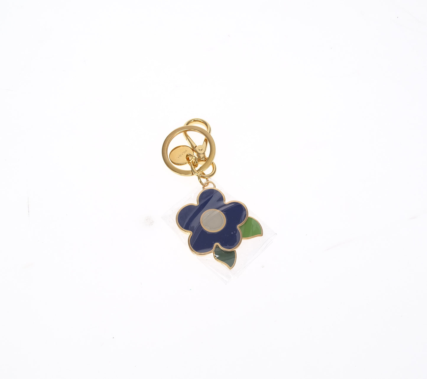 Prada Floral Enamel Key Charm