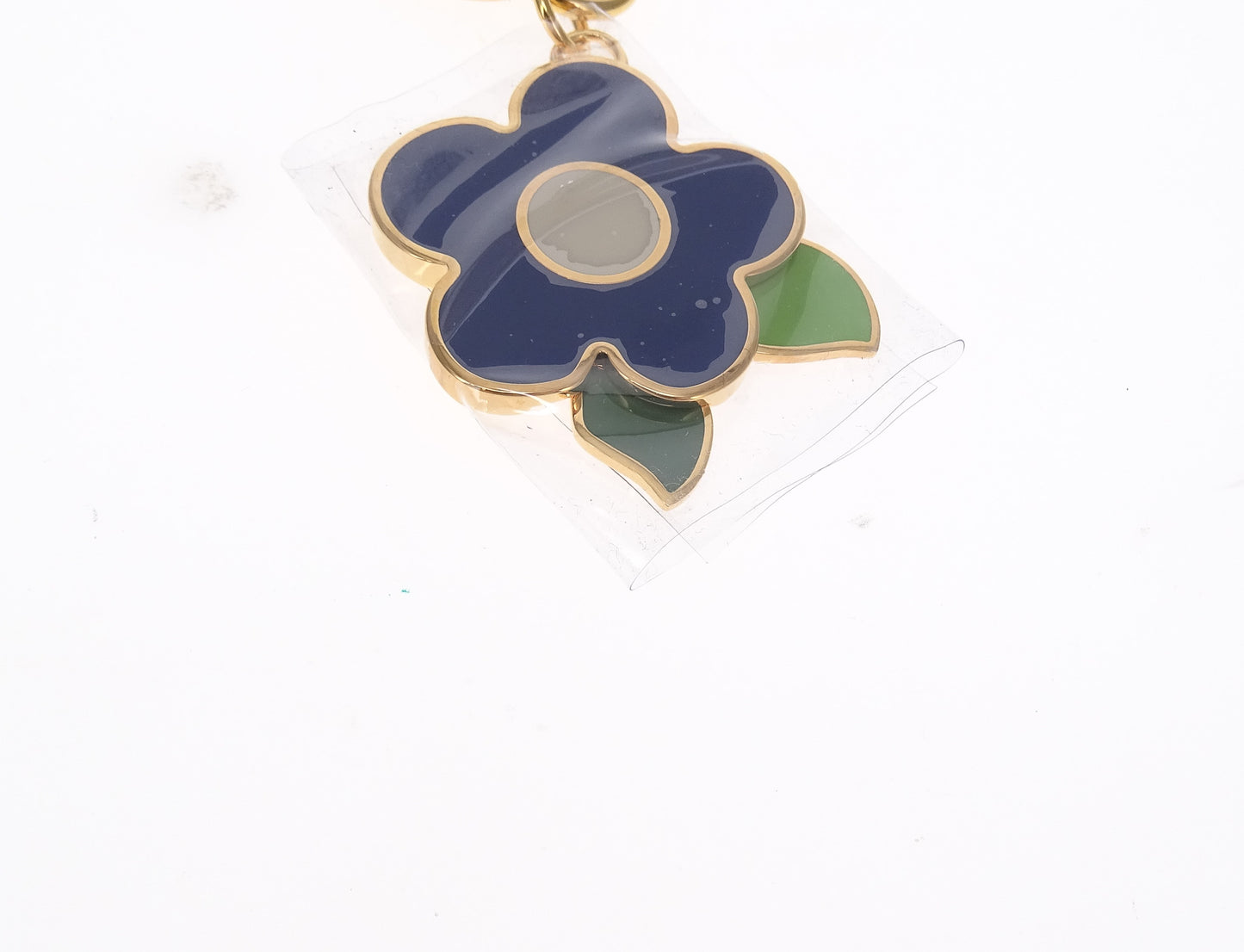 Prada Floral Enamel Key Charm