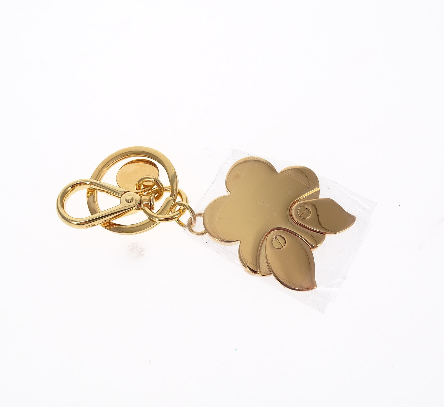 Prada Floral Enamel Key Charm