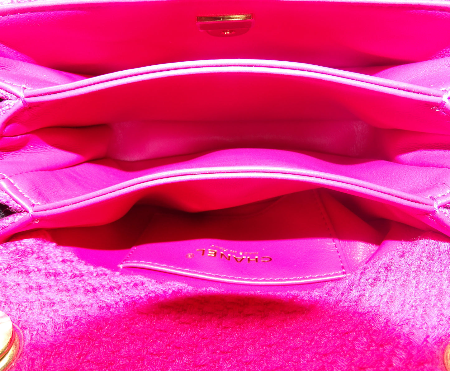 Chanel Fall 2022 Tweed Cashmere Mini Flap