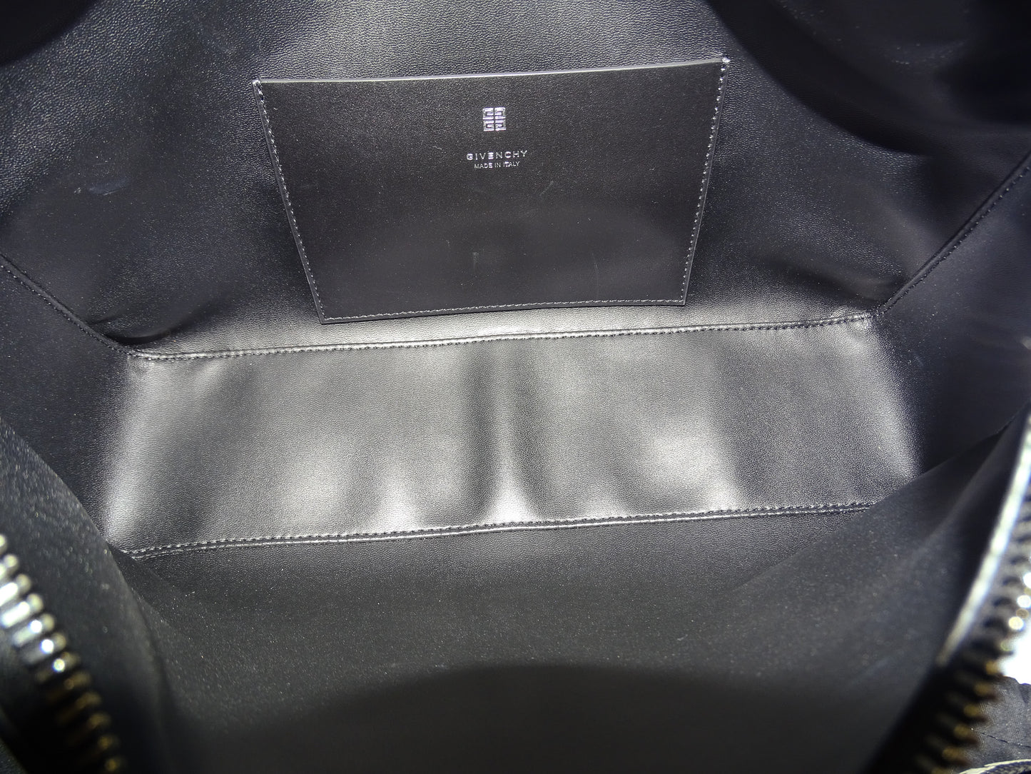 Givenchy Black Leather Moon Cut Out Shoulder Bag