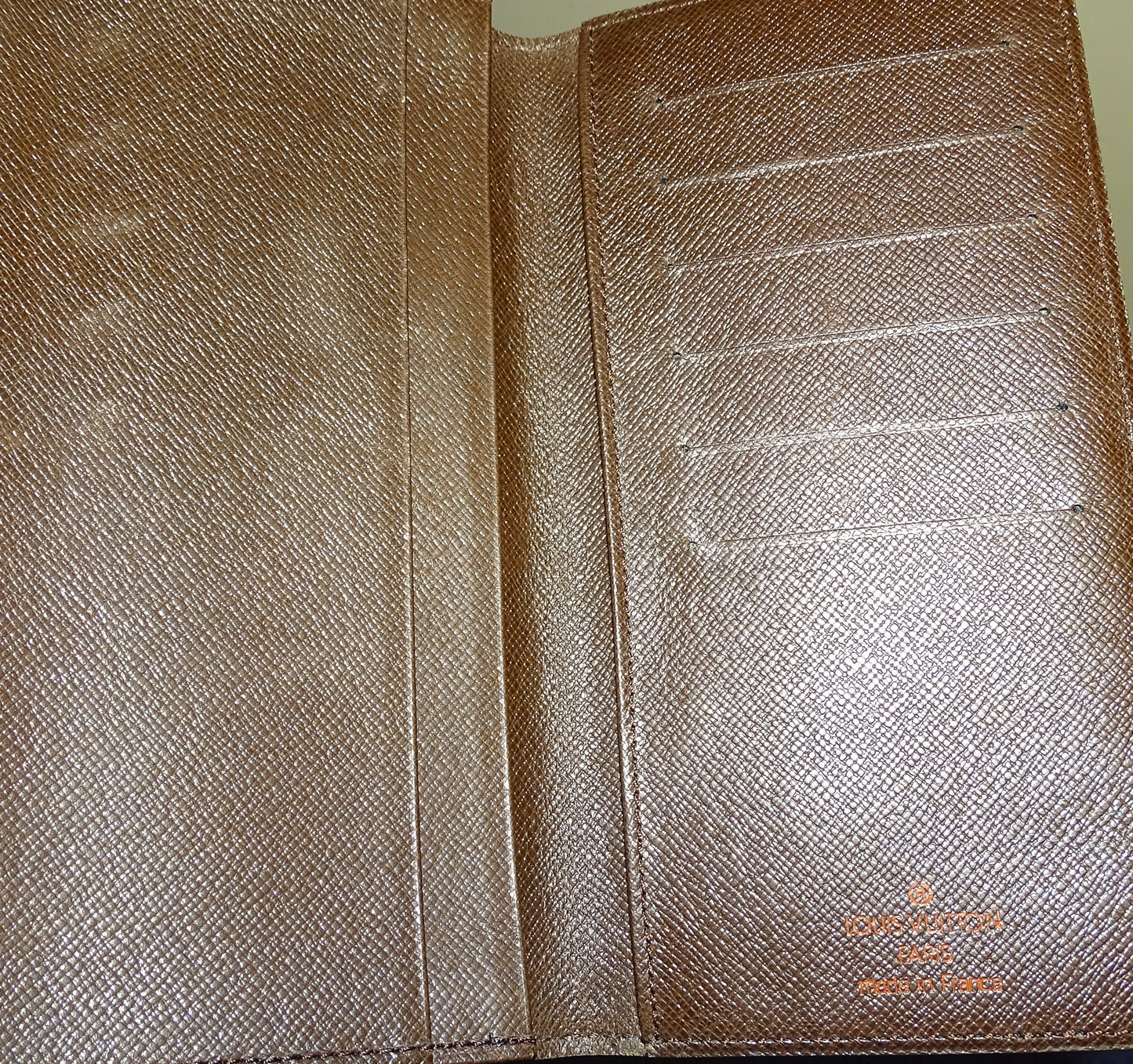 Louis Vuitton Vintage Damier Ebene Vertical Brazza Wallet