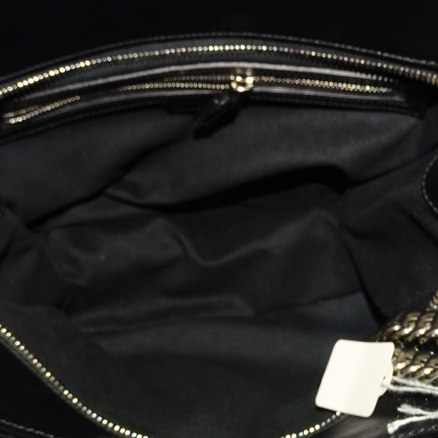 Gucci Black Leather SHW Petite GG Small Tote Bag