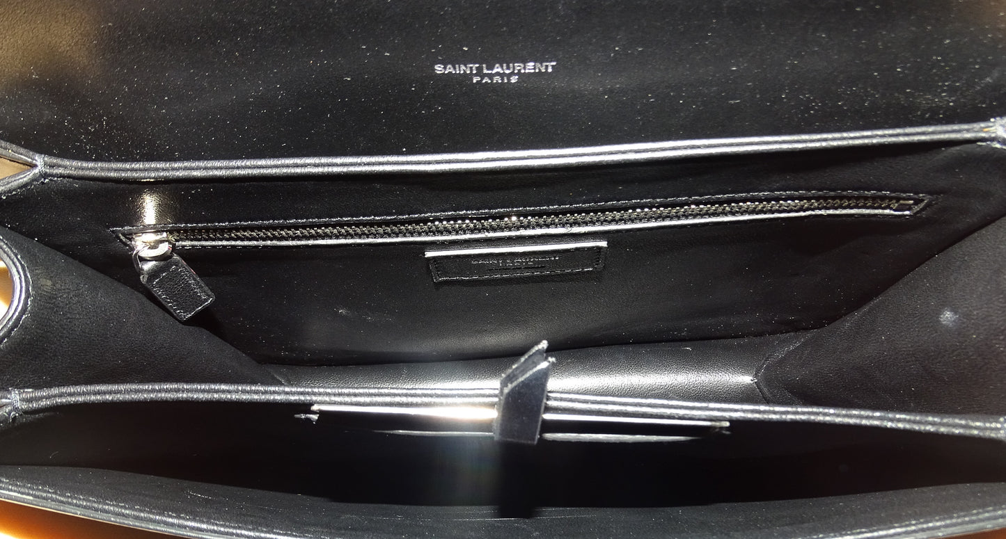 Saint Laurent Babylone Black In Smooth Leather