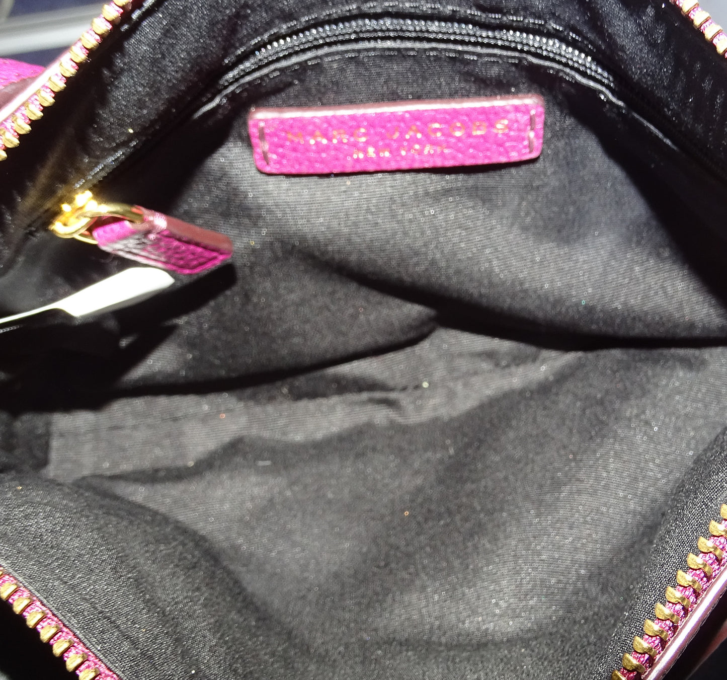 Marc Jacobs Magenta Pink Leather Empire City Crossbody Bag