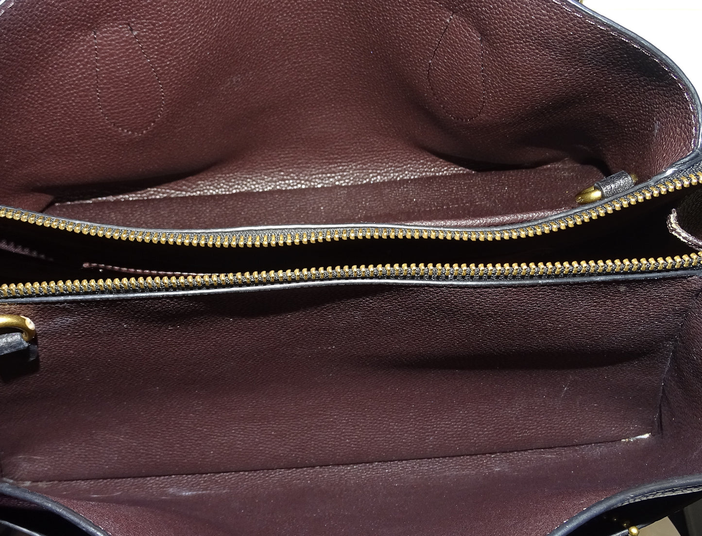 Coach Black Leather and Suede Lora Carryall