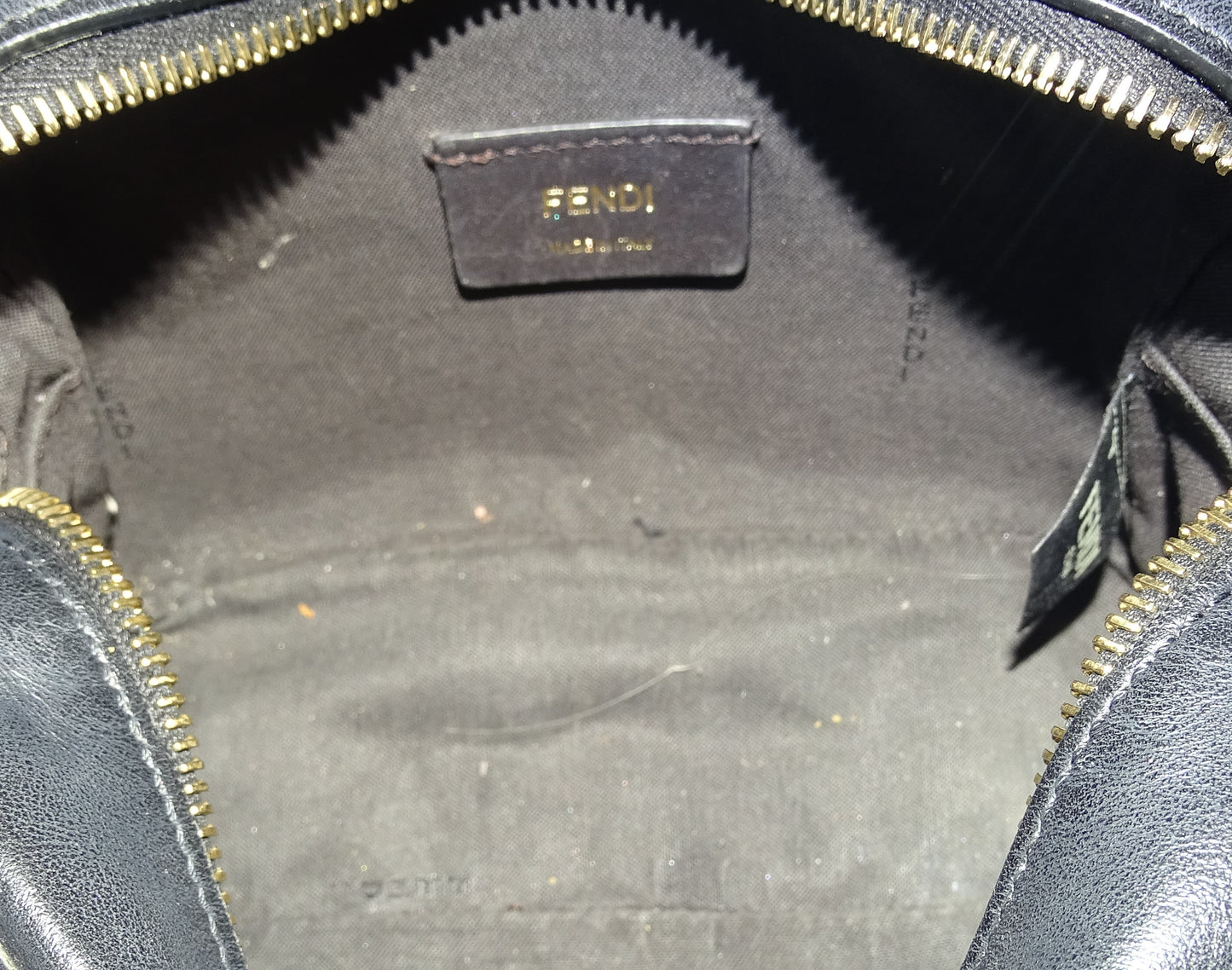 Fendi Black & Zucchino Camera Bag