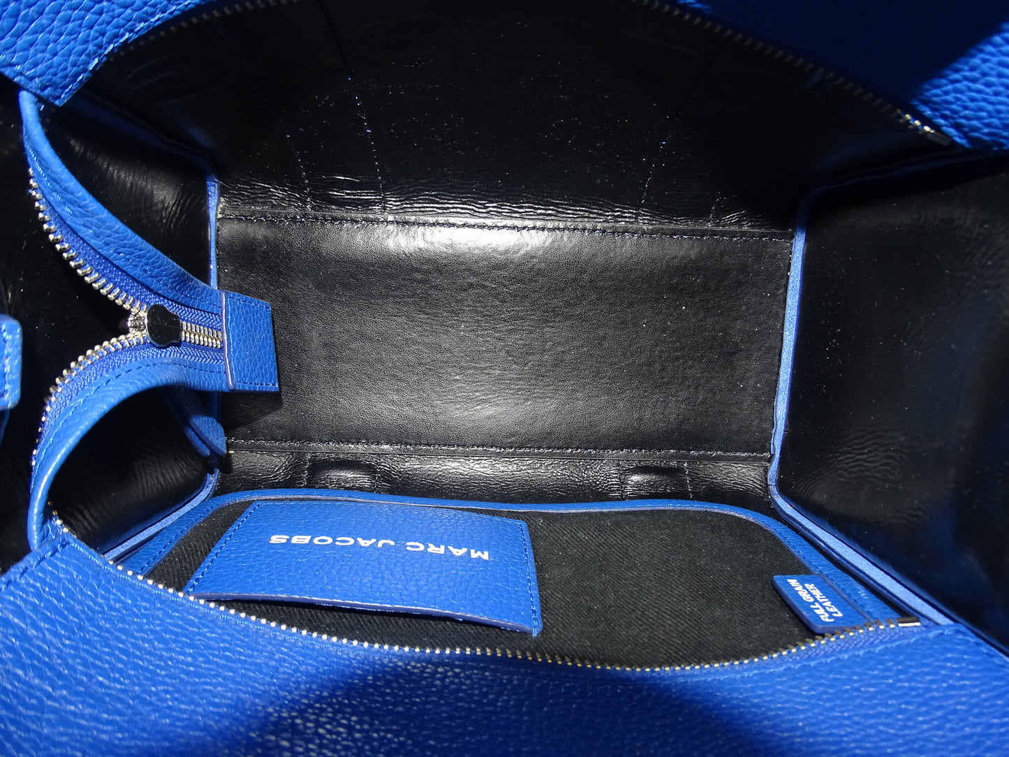 Marc Jacobs Cobalt Blue The Small Leather Tote Bag