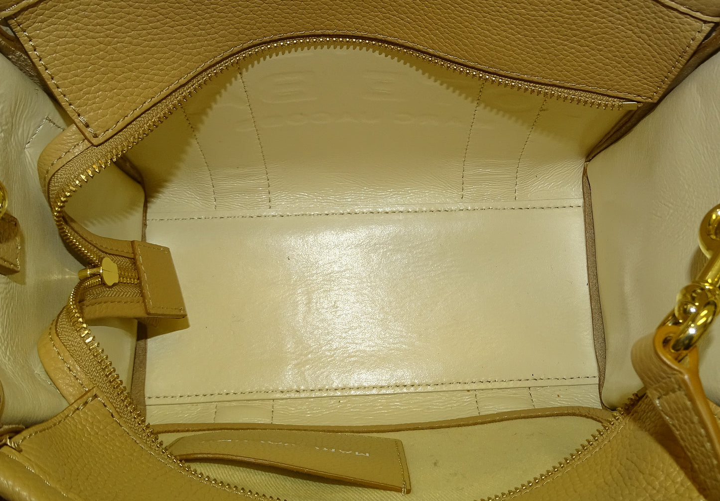 Marc Jacobs Camel Full Grain Leather The Small Tote Bag