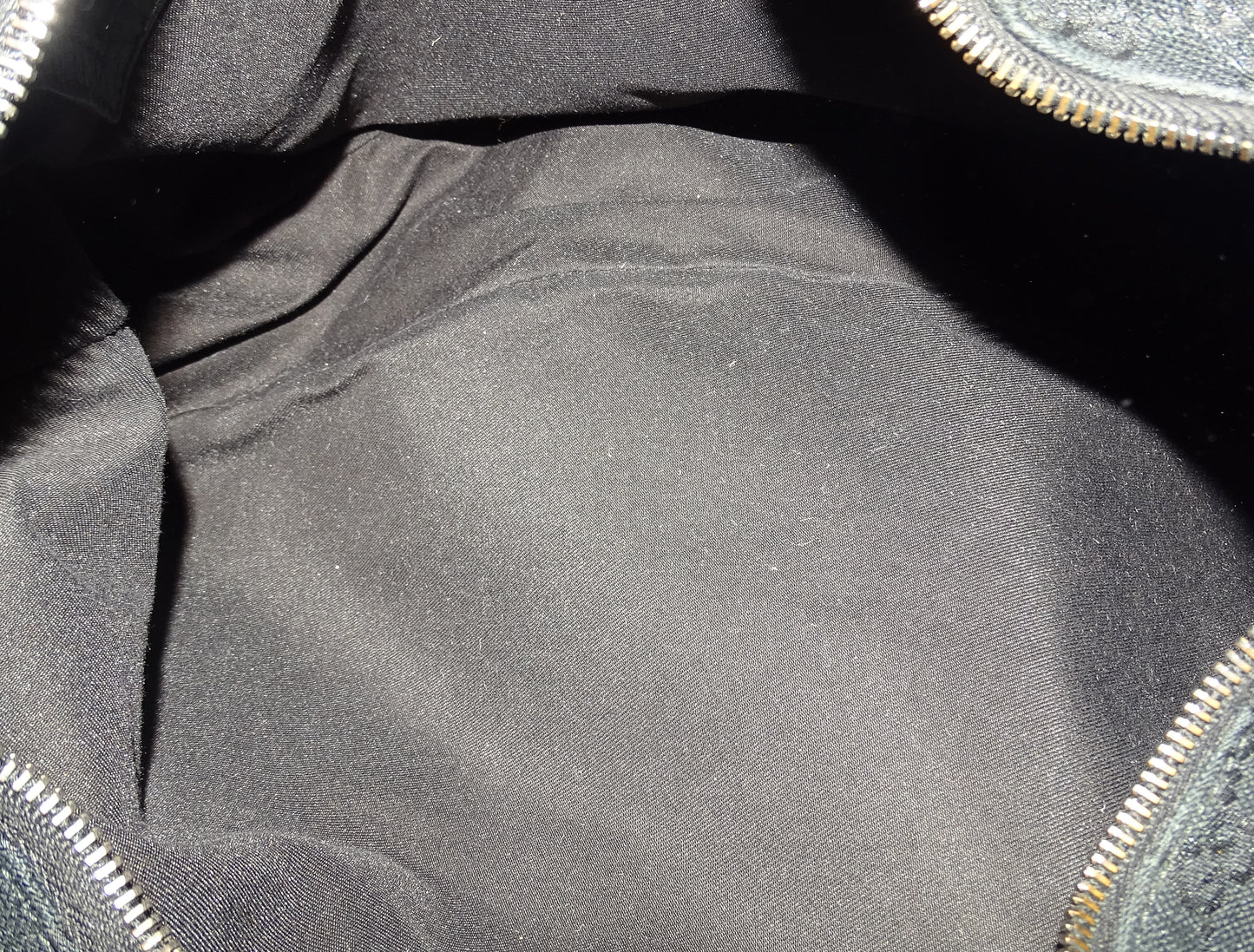 Gucci Black GG Canvas Vintage Horsebit Hobo Bag