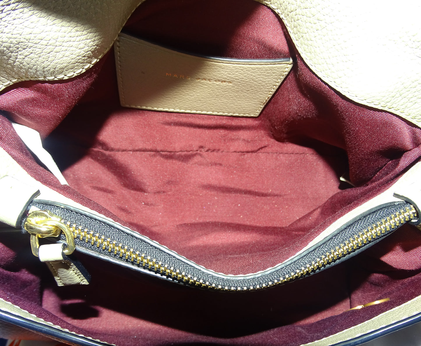 Marc Jacobs Beige Leather Boho Grind Crossbody