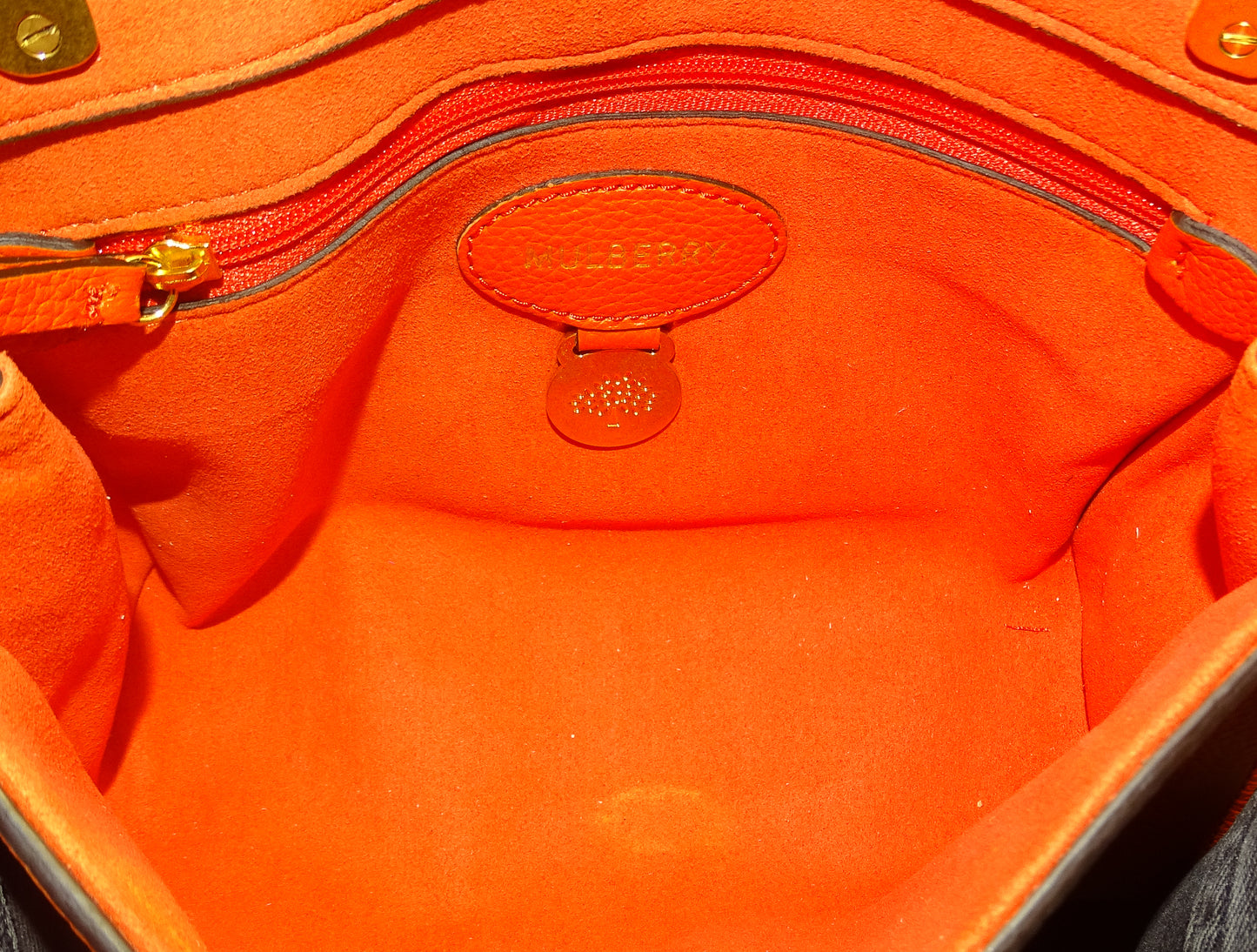 Mulberry Lily Regular Red Leather GHW