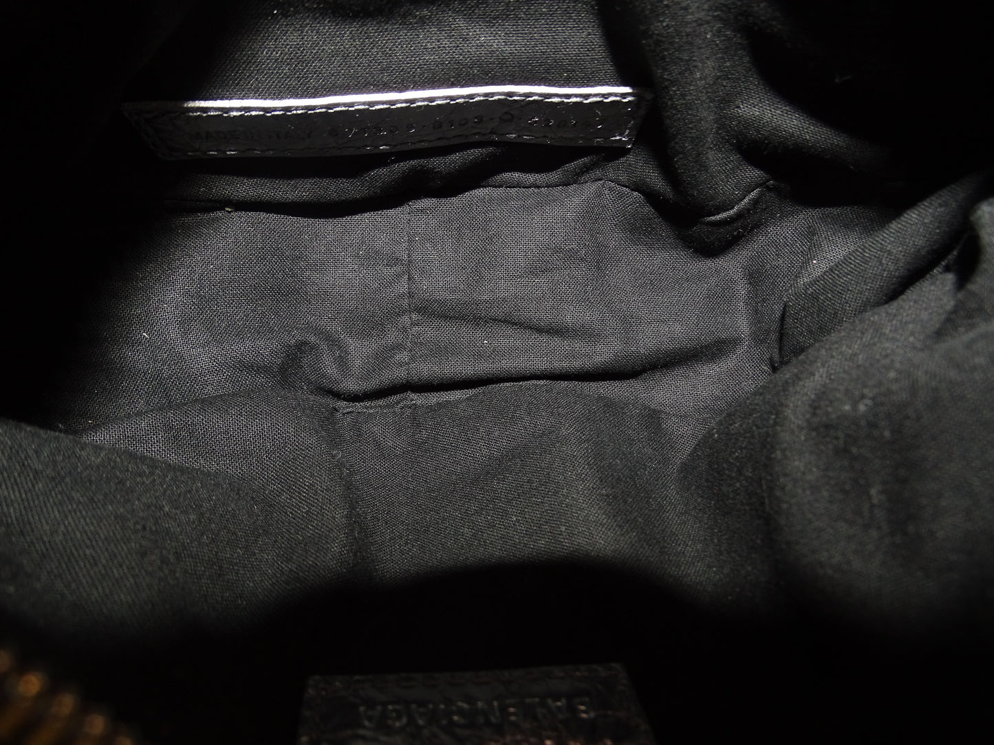 Balenciaga Le Cagole Shoulder Bag XS in Silver Metallized Arena Lambskin