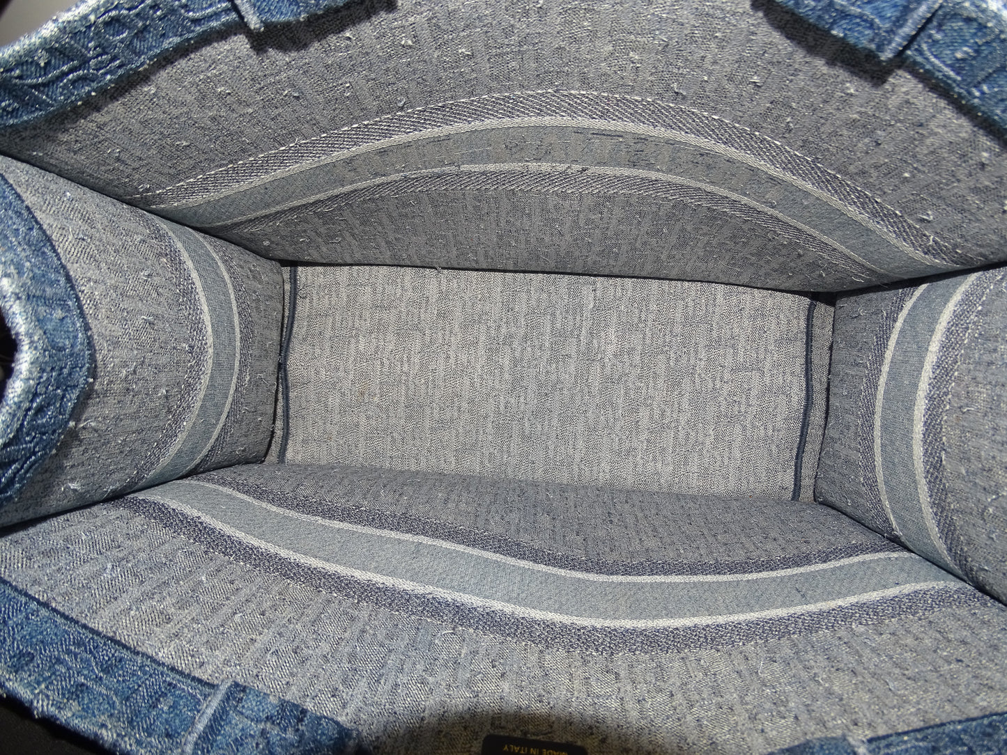 Christian Dior Large Book Tote Monogram Denim