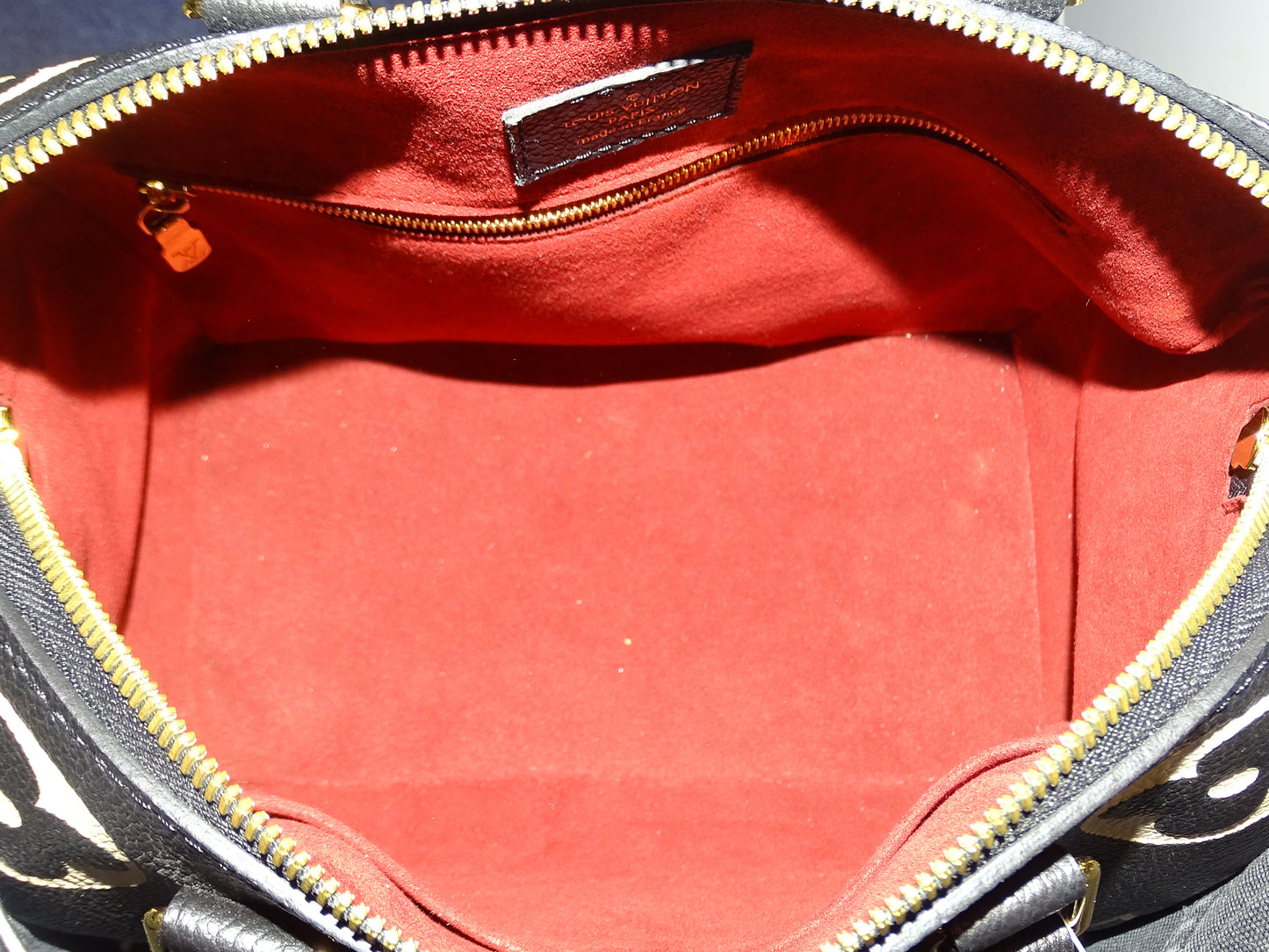 Louis Vuitton Speedy 25 Bandouliere Bicolour Monogram Empreinte (NFID)