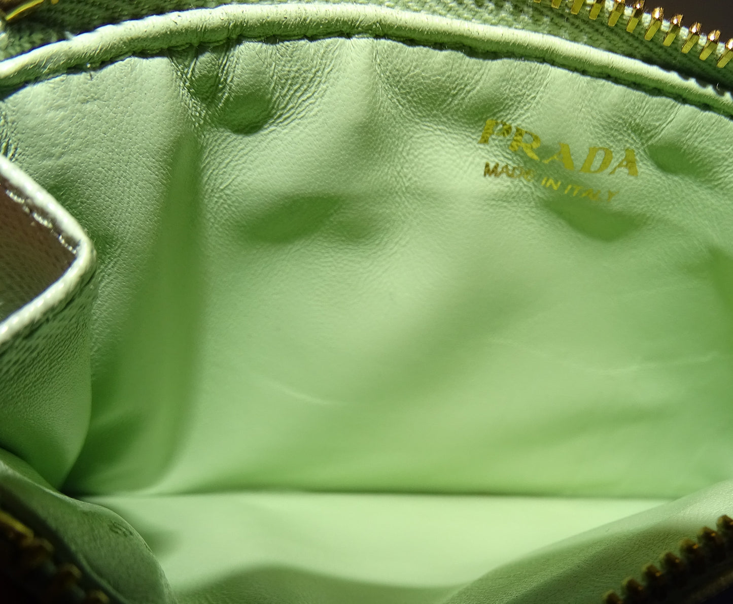 Prada Aqua/Aquamarine Saffiano Card Holder
