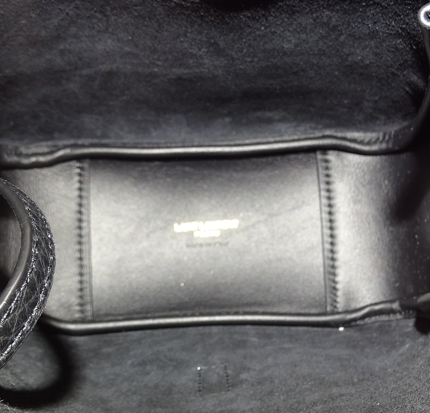 Saint Laurent Le 5 à 7 Supple Baby Black Leather GHW 2024