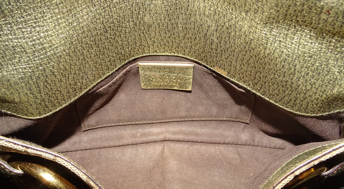 Gucci Horsebit Tom Ford Era Chain Clutch Gold