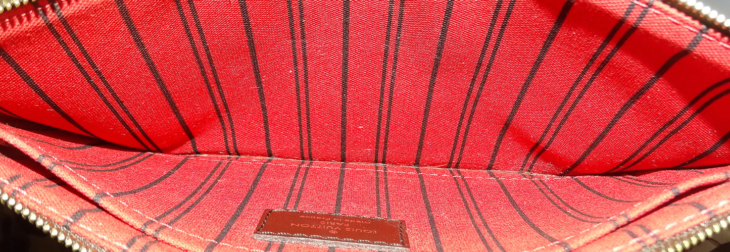 Louis Vuitton Neverfull Pochette Damier Ebene Ar3135 - 2015