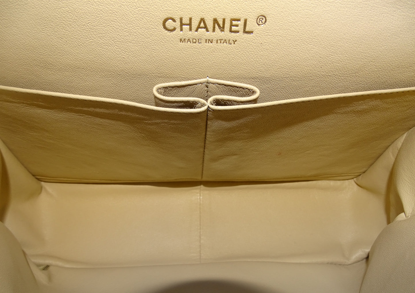 Chanel Beige Lambskin Jumbo Classic Double Flap 2010/11