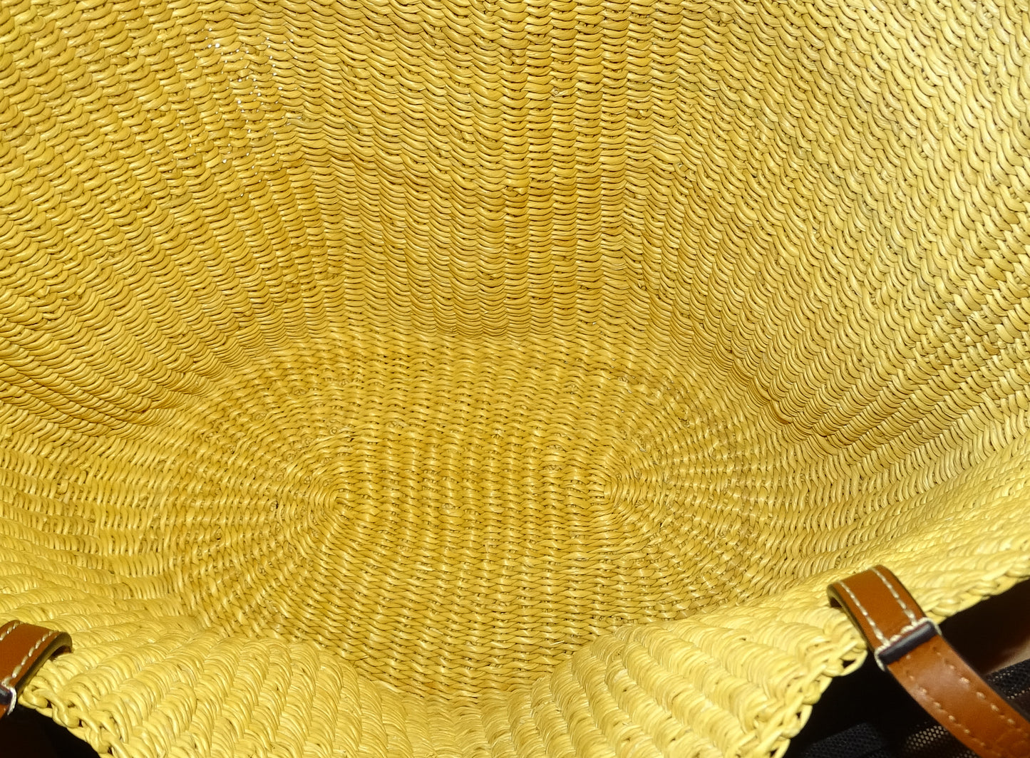 Loewe Shell Raffia Basket Bag
