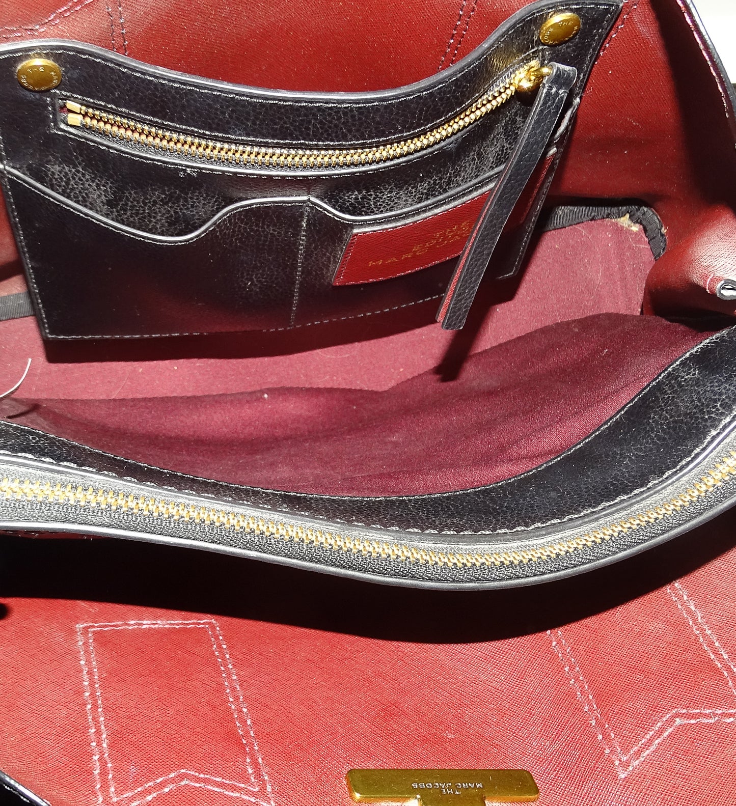 Marc Jacobs The Editor 38 Black Leather GH