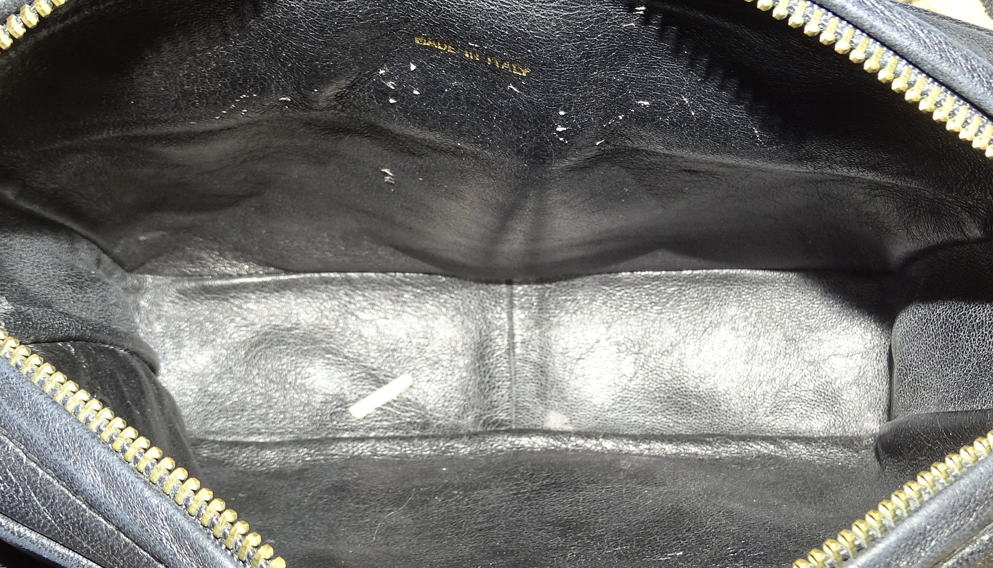 Chanel Front Pocket Camera Bag Black Lambskin 1989/91