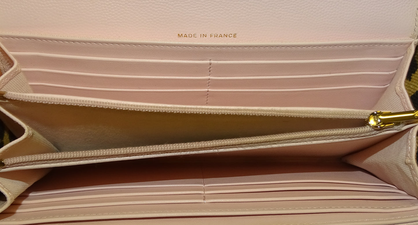 Chanel Long Flap Wallet Baby Pink 2021