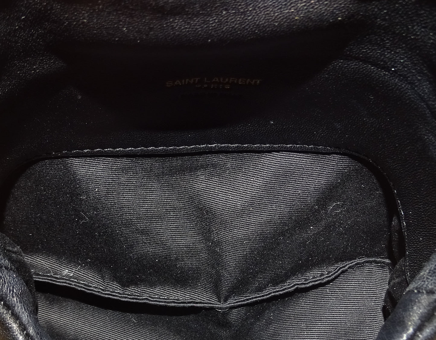 Saint Laurent Loulou Puffer Clutch with Card Holder Black GHW 2024