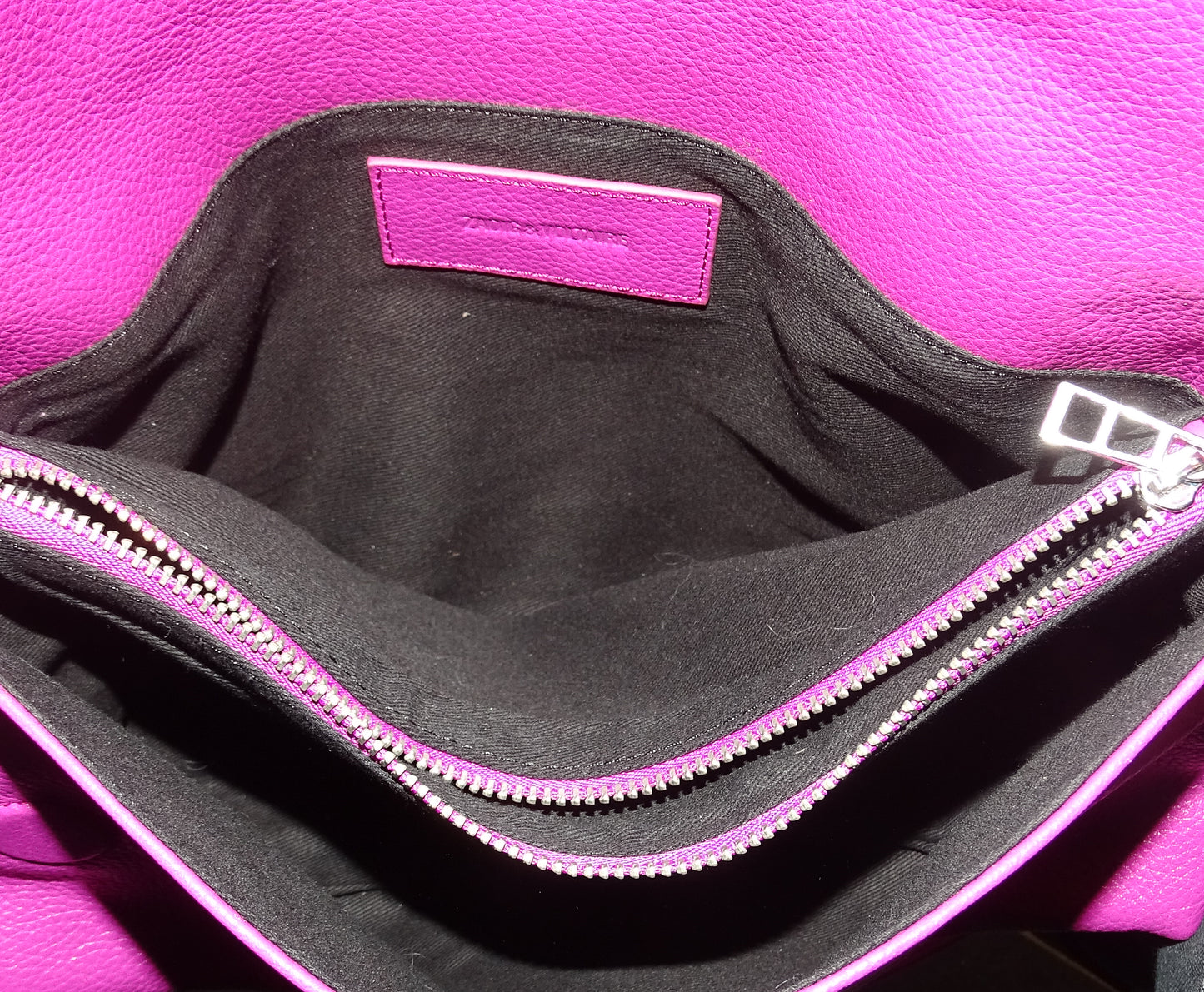 Zadig & Voltaire Rock Bag Pink Leather SHW