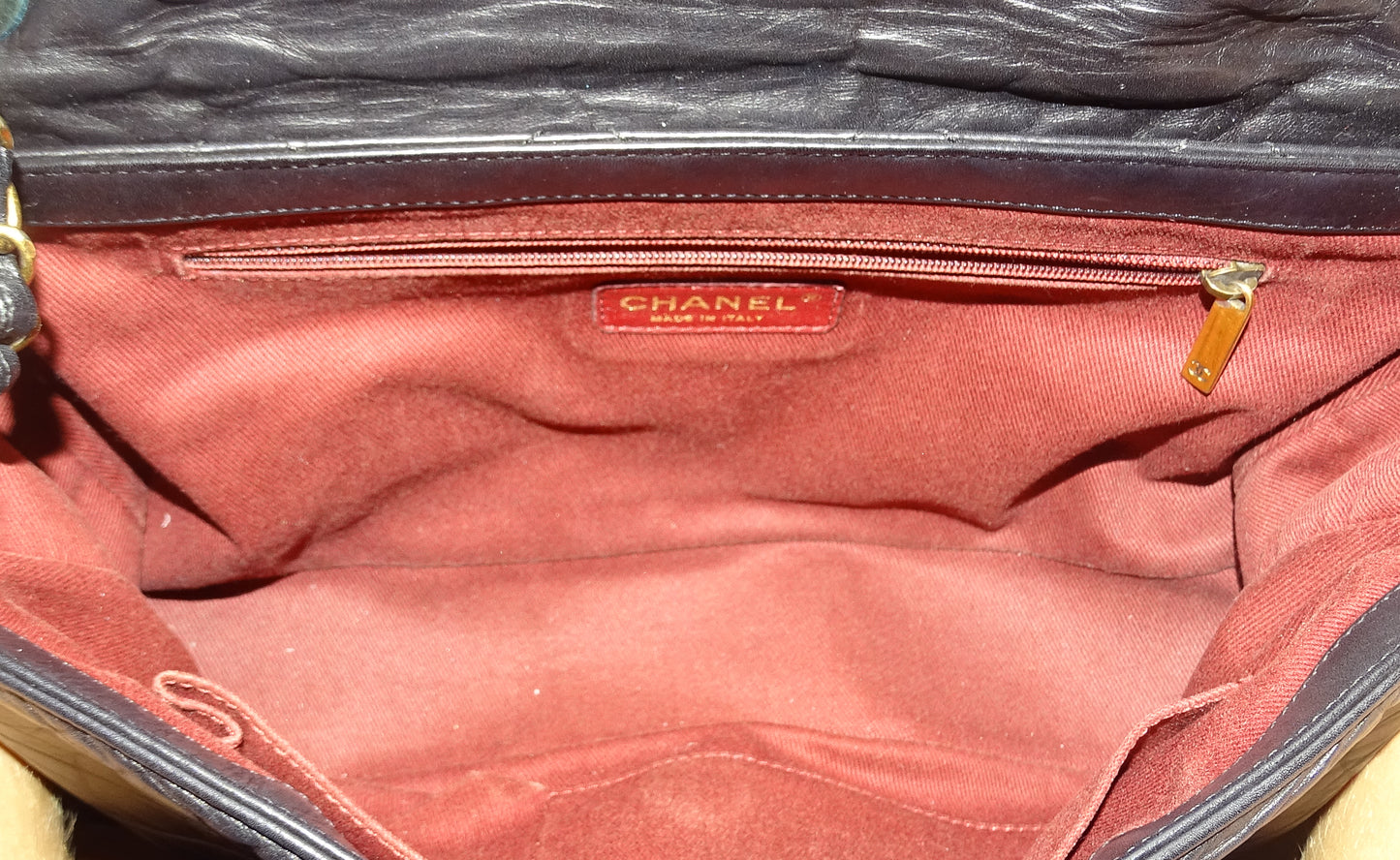 Chanel Pondichery Flap Bag Black Calfskin GHW 2012