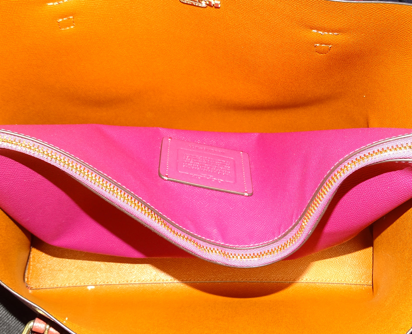 Coach Mollie Tote Red
