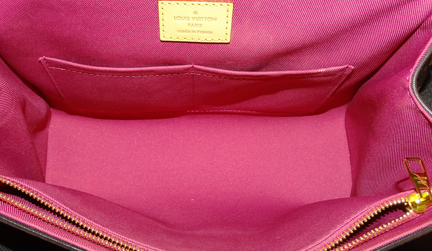 Louis Vuitton Cluny BB Monogram and Bordeaux/Fuchsia (NFID)