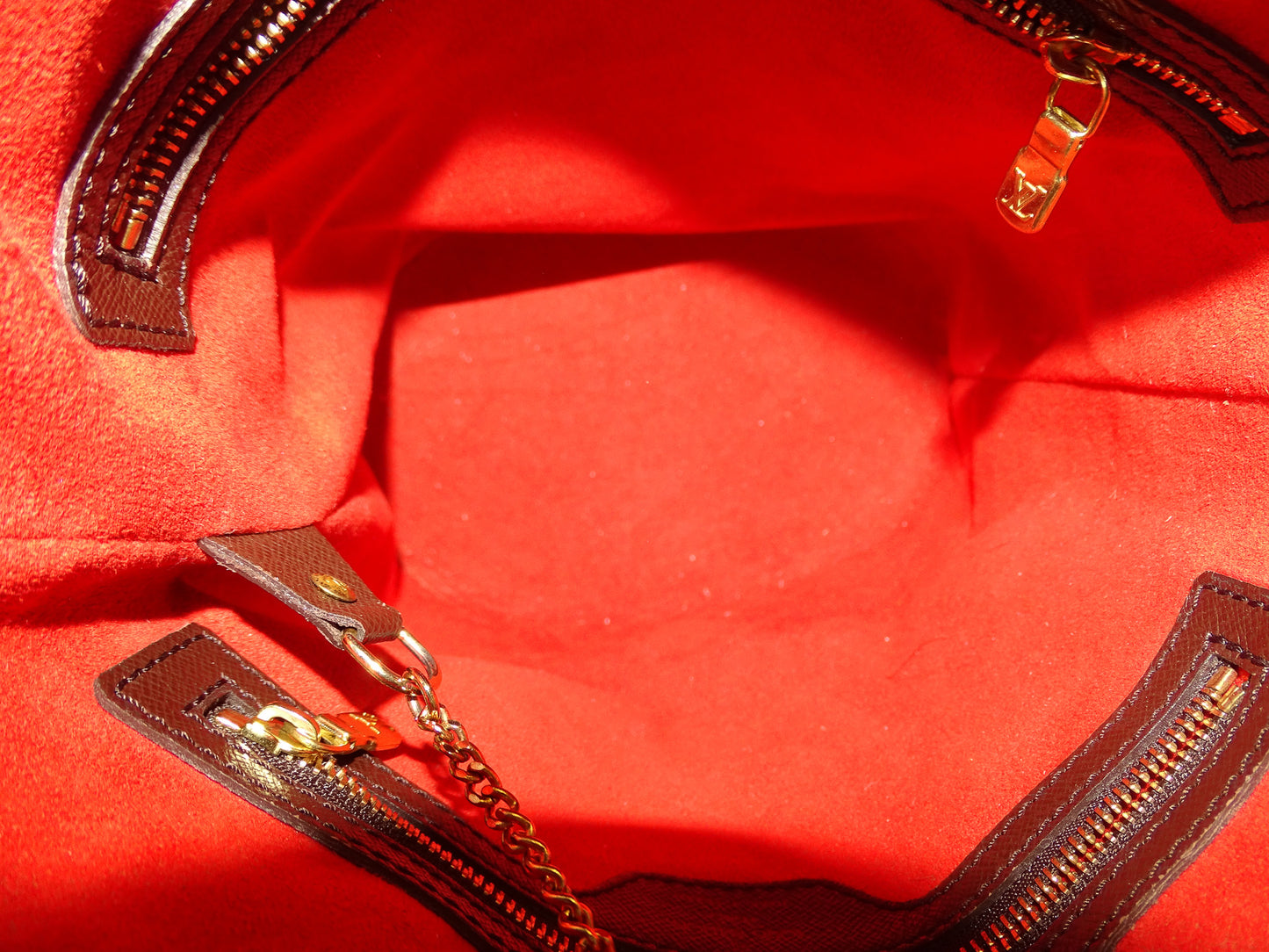 Louis Vuitton Petite Bucket Bag with Pochette Damier Ebene SP1001 - 2001