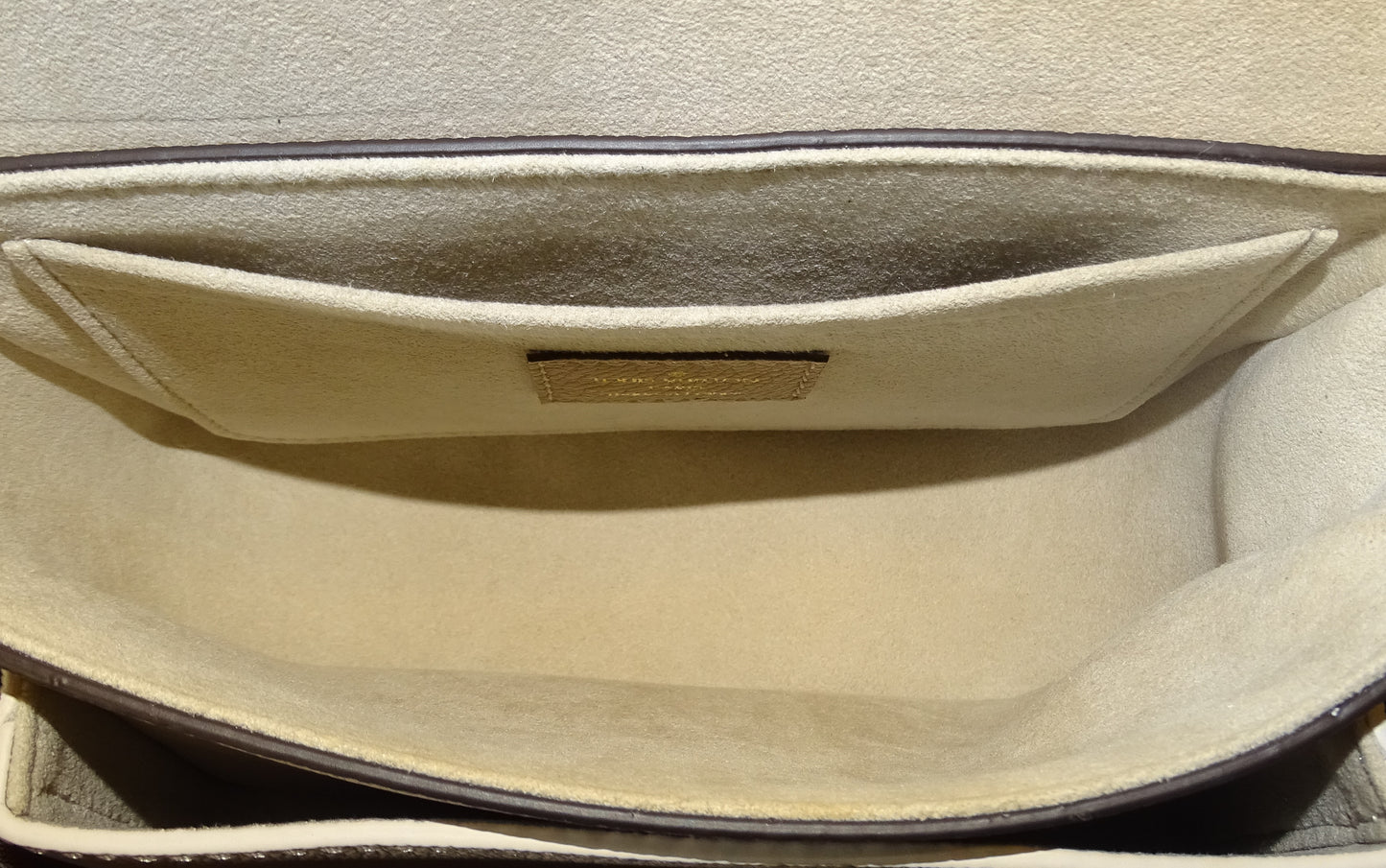 Louis Vuitton LockMe Tender Greige Leather (NFID)