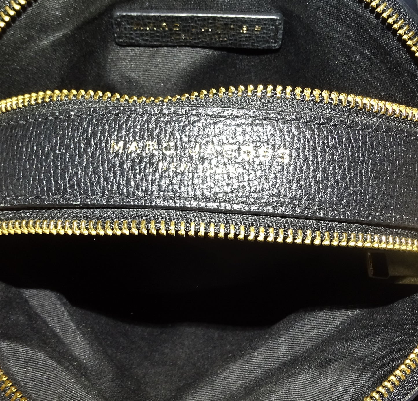 Marc Jacobs Shutter Crossbody Black Leather