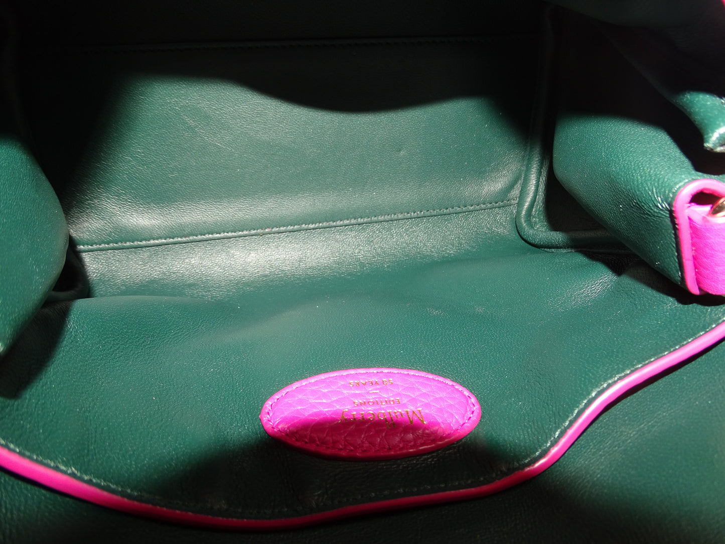 Mulberry Alexa Mini In Mulberry Pink Heavy Grain Leather