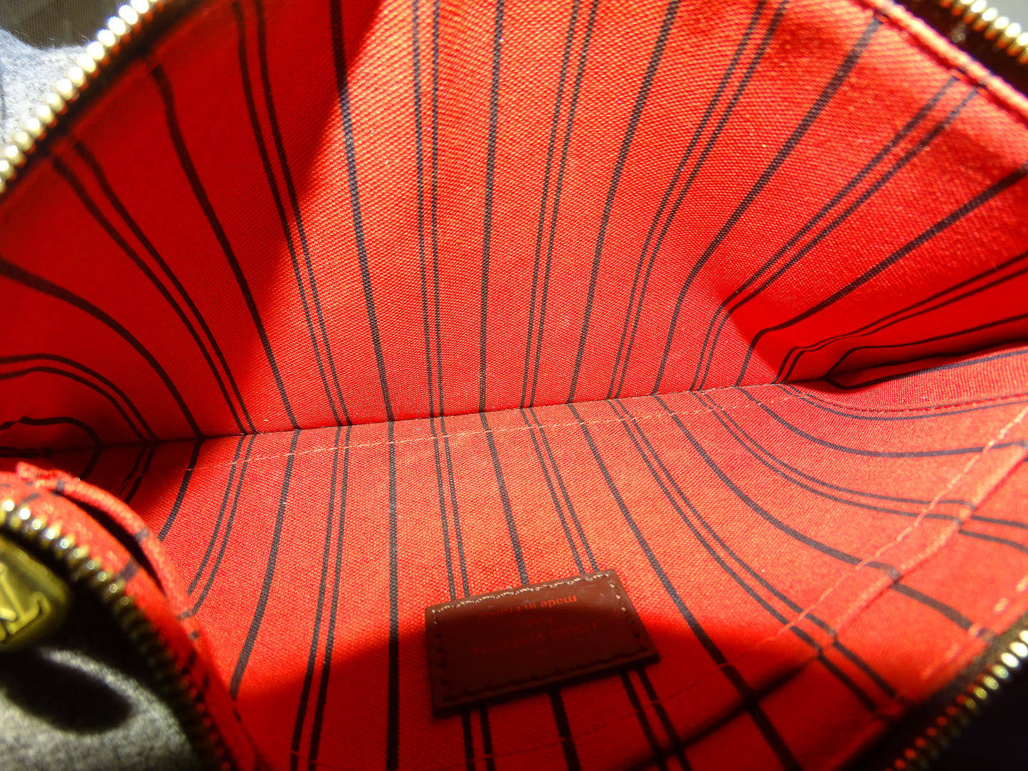 Louis Vuitton Neverfull Pochette Damier Ebene FL0157