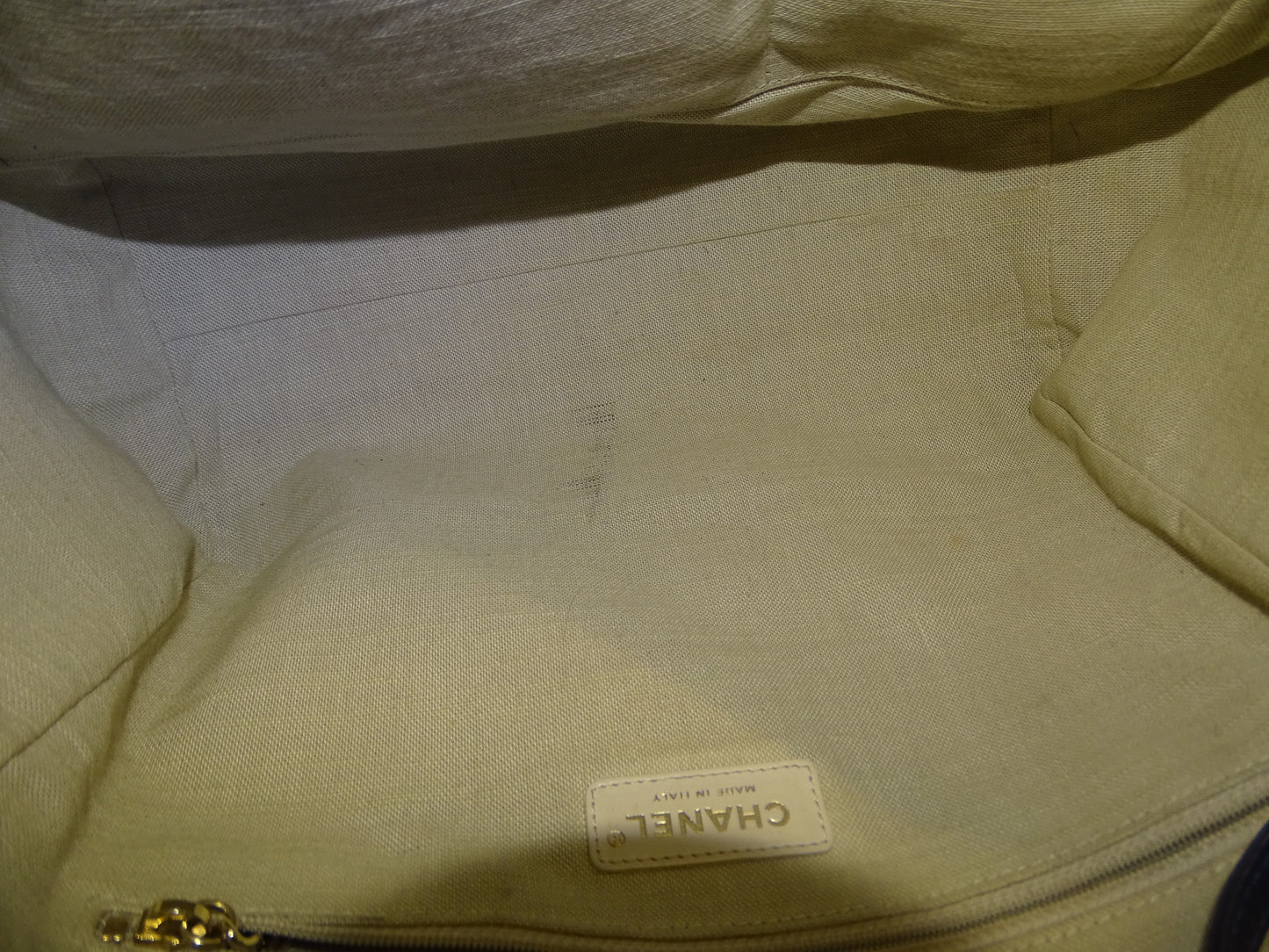 Chanel Small Deauville Tote Navy Blue 2022