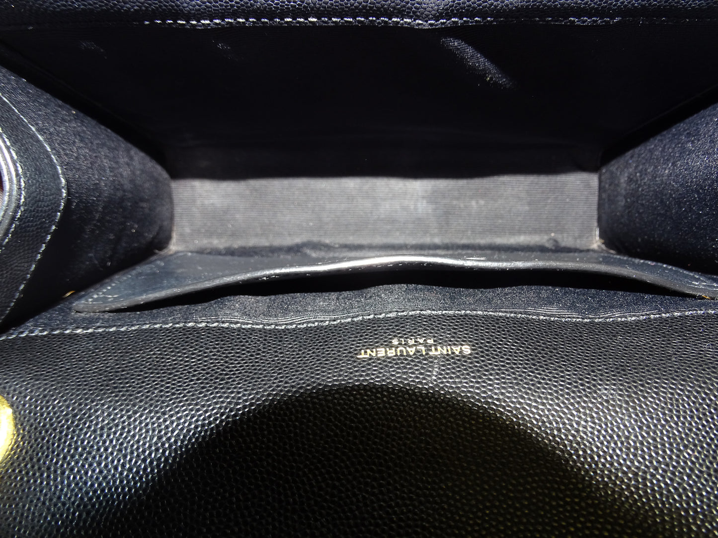 Saint Laurent Envelope Bag Medium Black GHW 2020