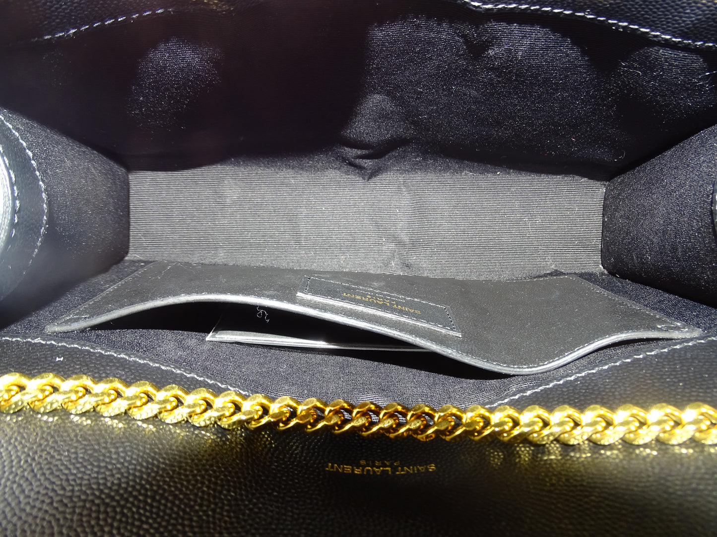 Saint Laurent Kate Medium Black GHW