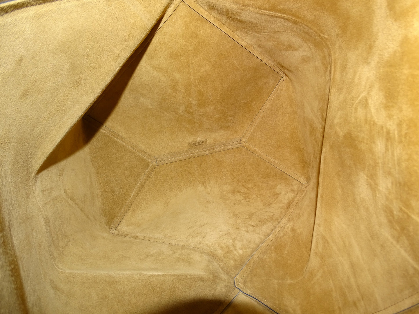 Loewe Puzzle Fold Tote In Warm Desert & Black