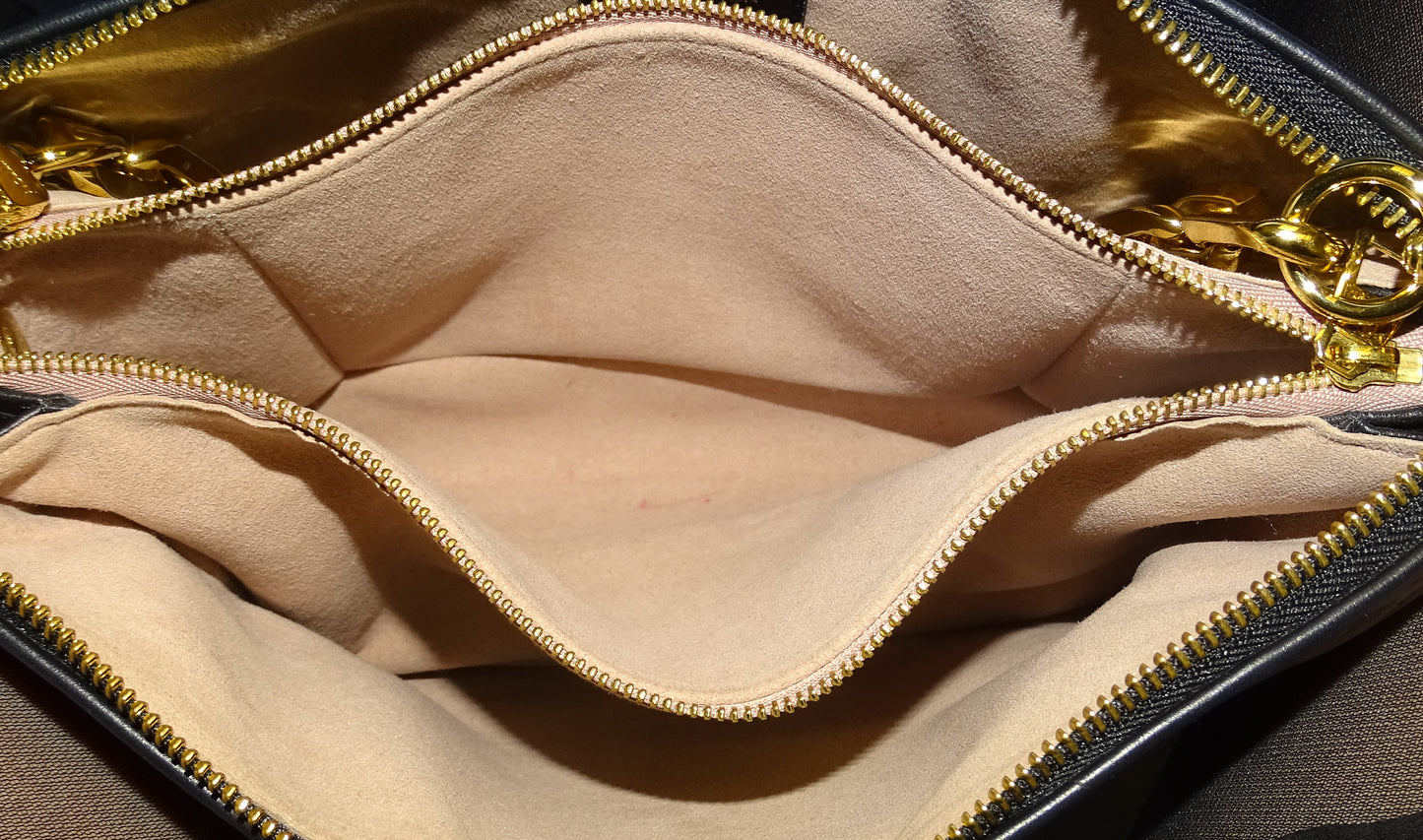 Louis Vuitton Coussin PM Black Leather GHW (missing long canvas strap) NFID