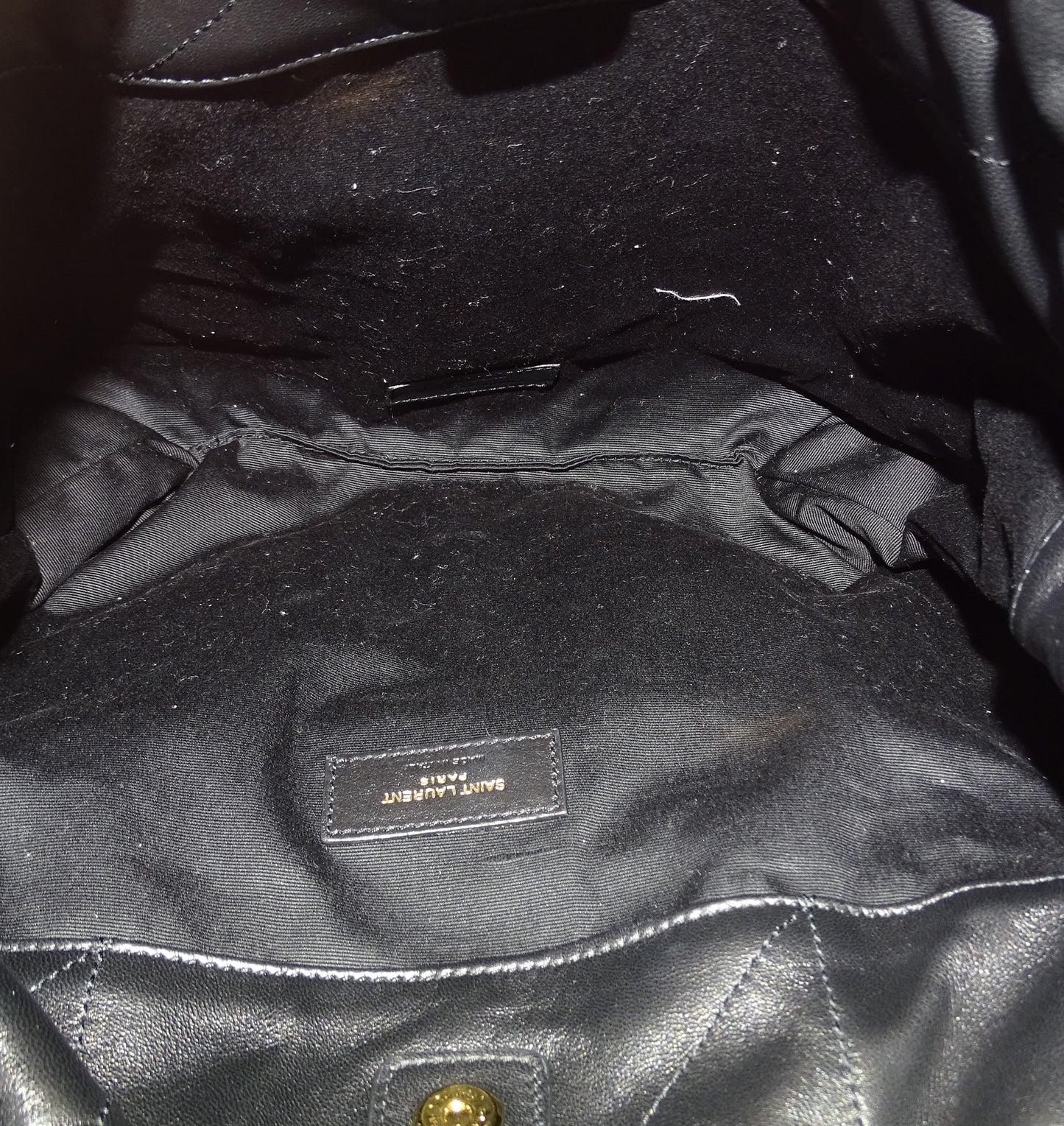 Saint Laurent Jamie Ponchon Black Lambskin GHW 2024