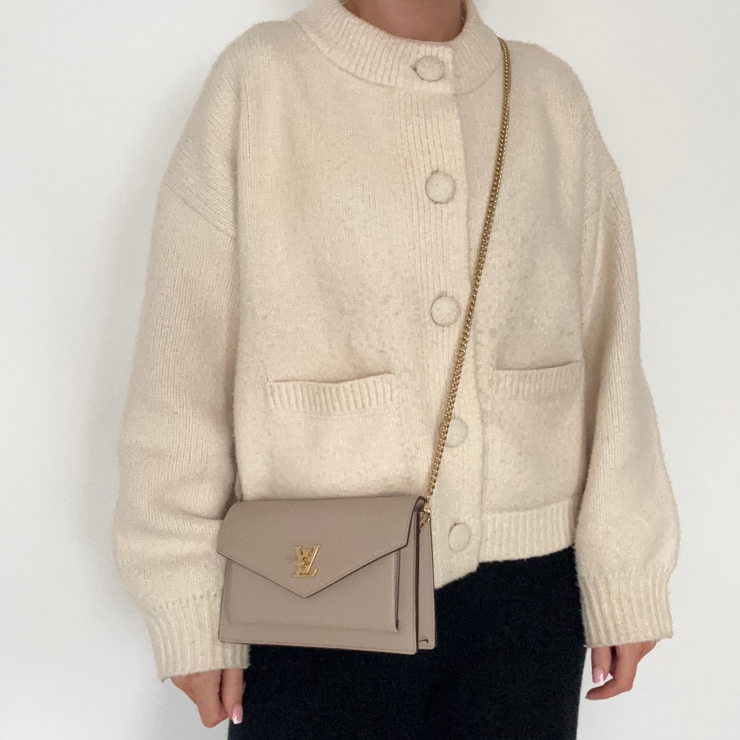 Louis Vuitton MyLockMe Chain Pochette Greige