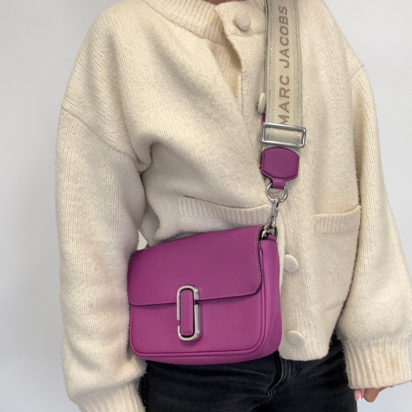 Marc Jacobs The J Marc Shoulder Bag Purple